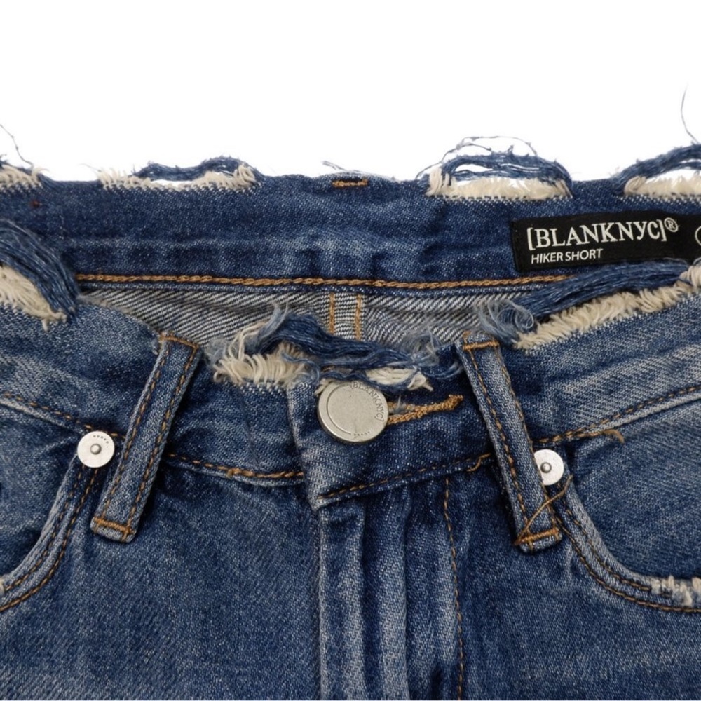 Hiker Shorts Size 25 Womens Cotton Distressed Released Hem - Picture 5 of 10